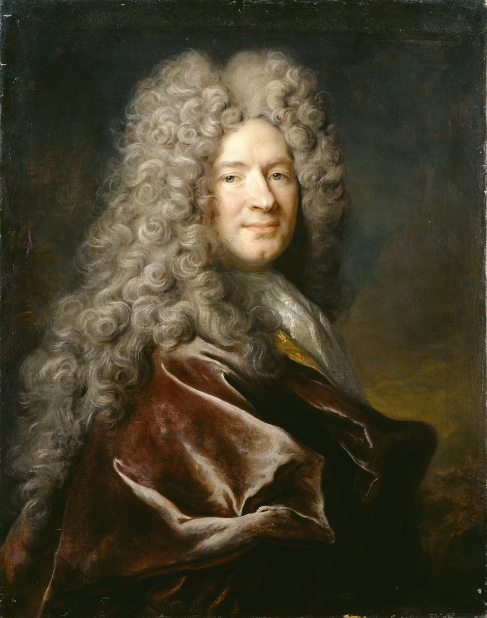 Portrait of a Man in a Purple Robe av Nicolas de Largillière