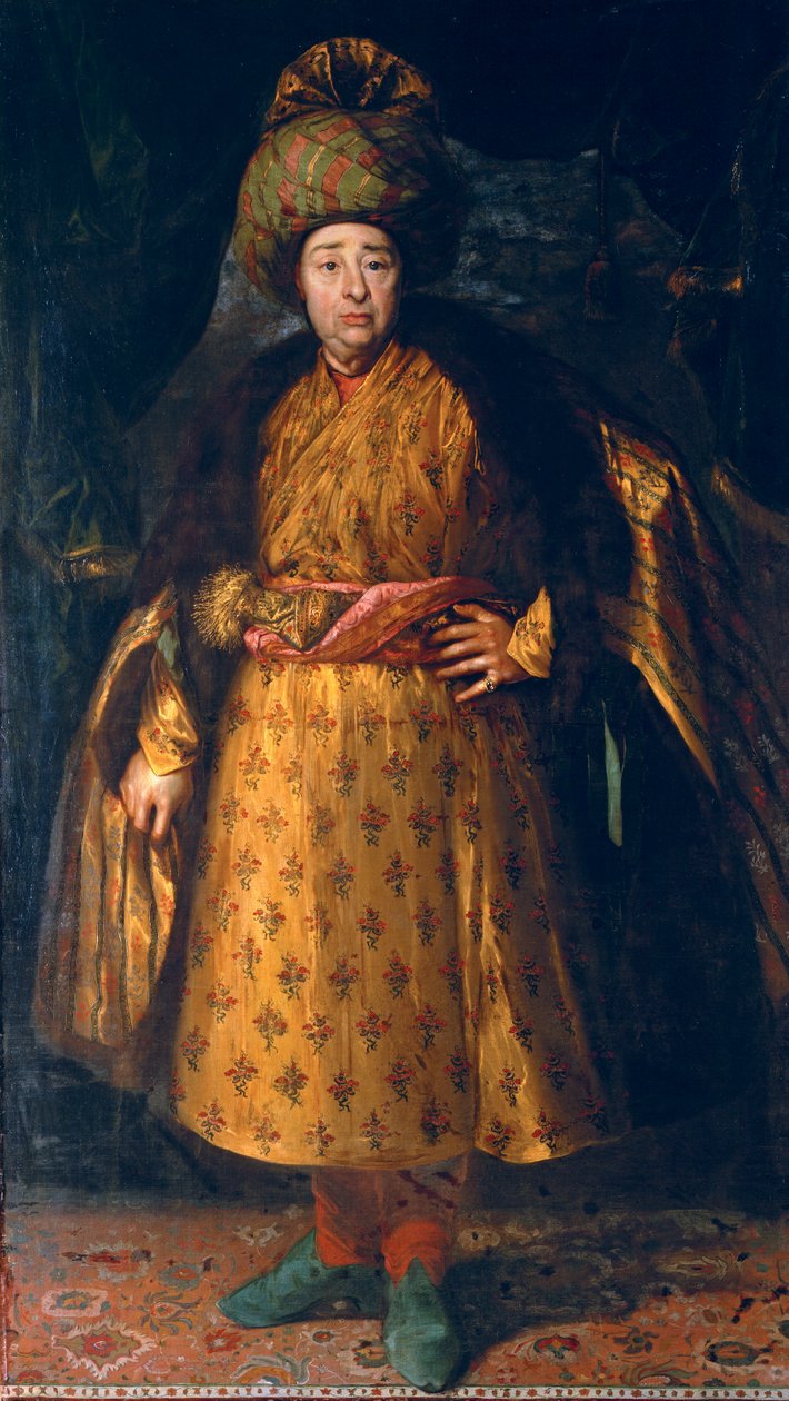 The goldsmith Jean-Baptiste Tavernier (1605-1689) av Nicolas de Largillière