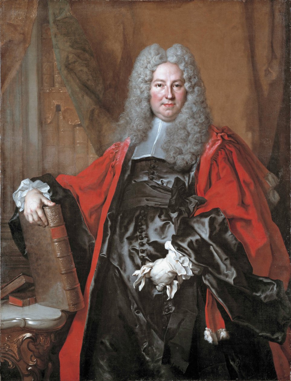 Porträtt av Barthélemy-Jean-Claude PupilPortuguês av Nicolas de Largillière