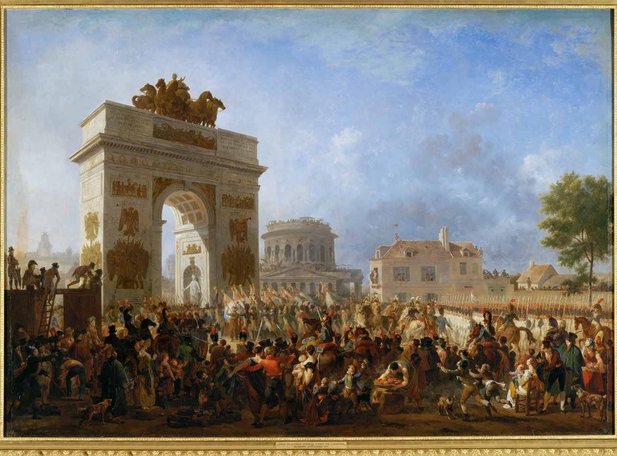 Entree de la Garde Imperiale a Paris, par la barriere de Pantin, le 15 novembre 1807 ... av Nicolas Antoine Taunay
