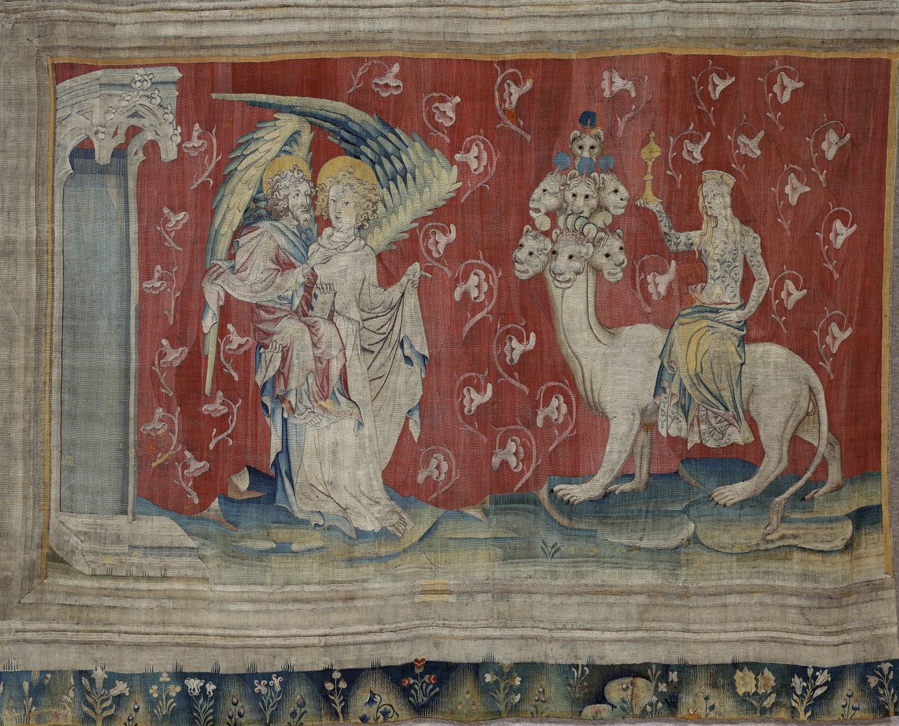 Apocalypse Tapestry eller "Apocalypse of Angers" av Nicolas Bataille