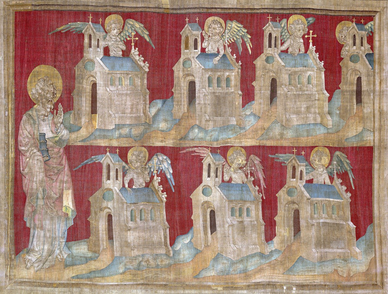 Apocalypse Tapestry eller "Apocalypse of Angers" av Nicolas Bataille