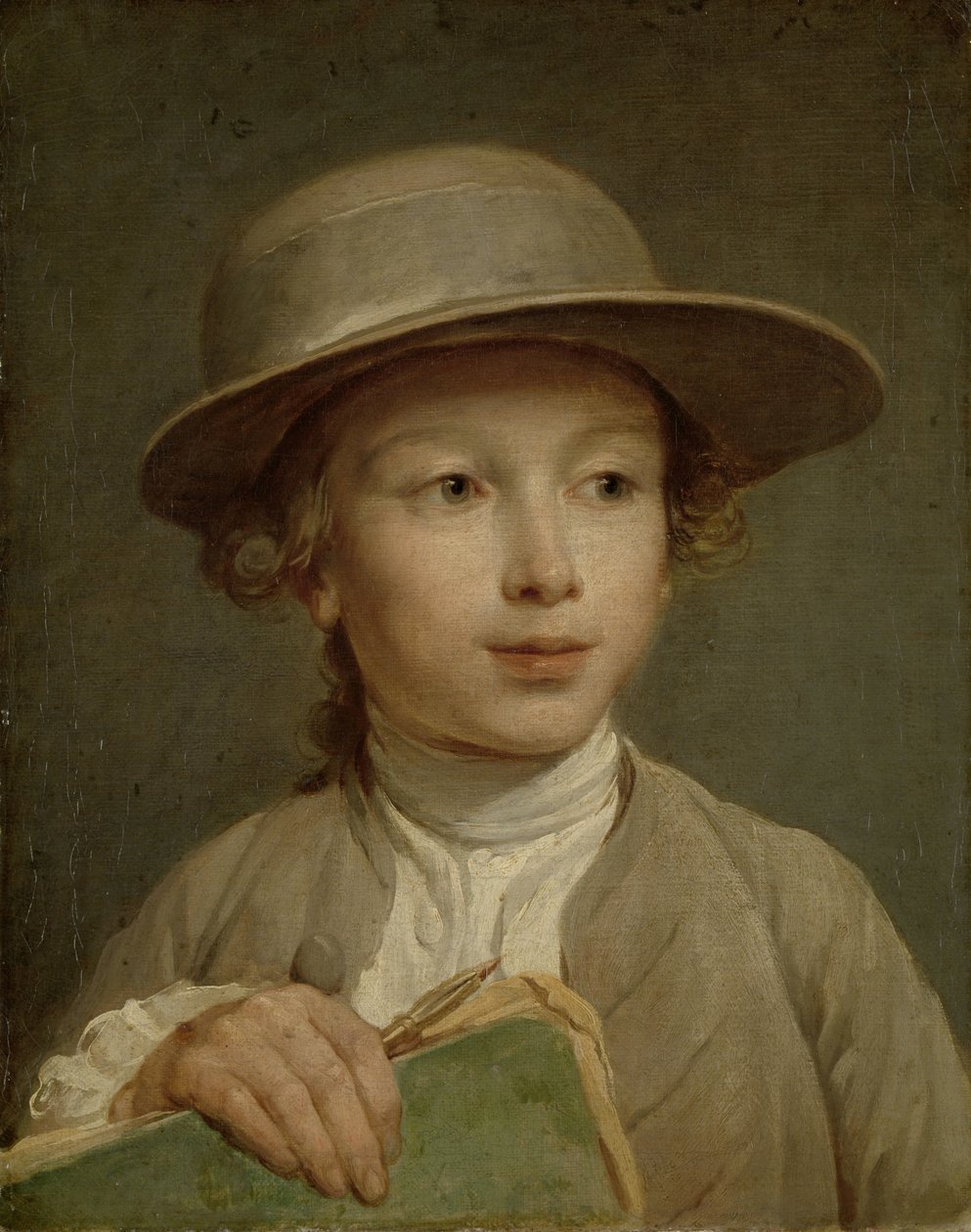 Pojke med en ritbok Pojke med en ritbok av Nicolas Bernard Lepicie