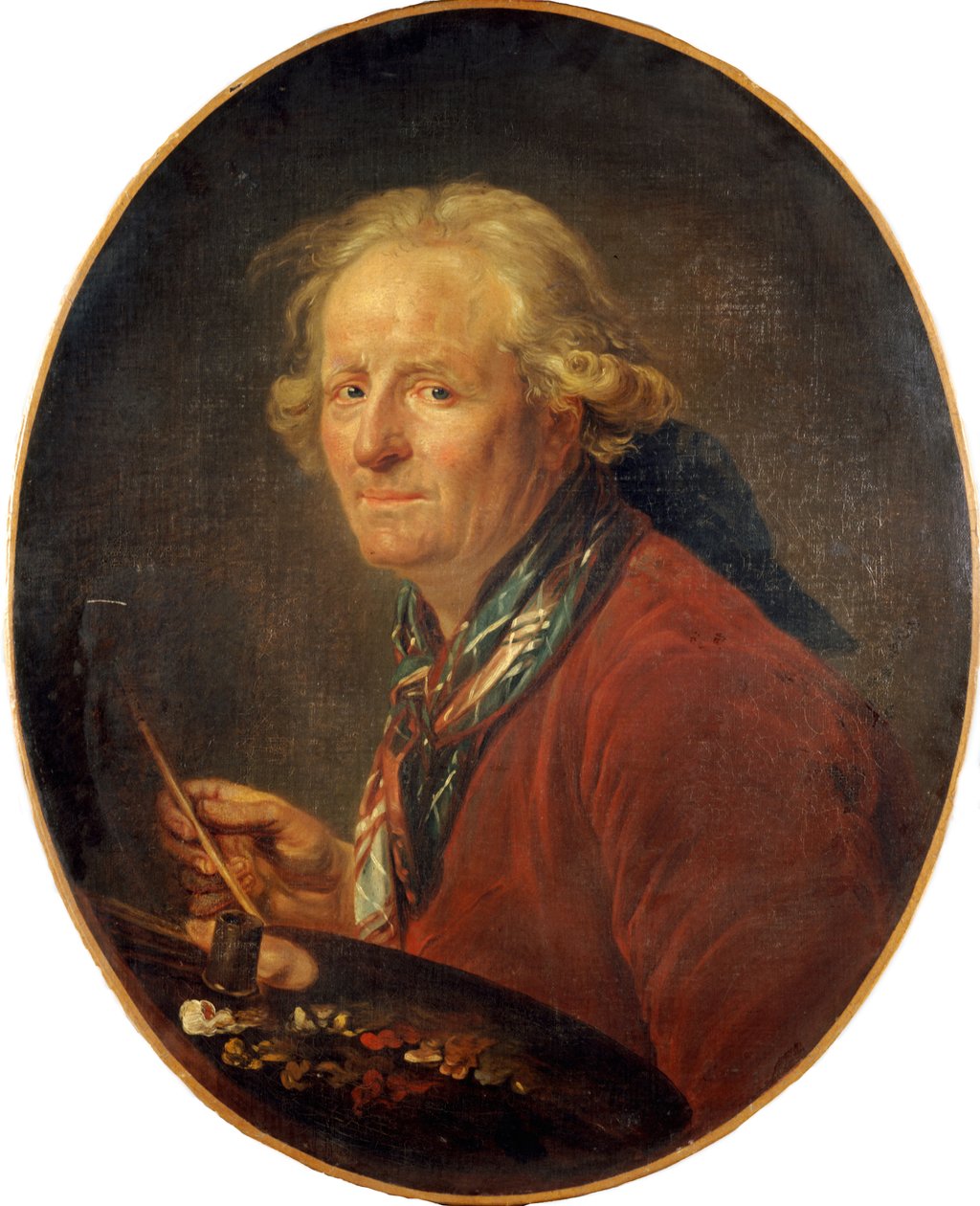 Självporträtt. av Nicolas Bernard Lepicie