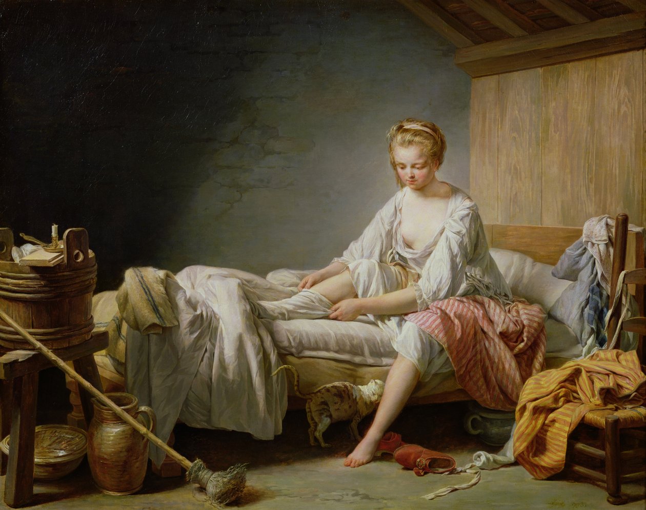 The Spak of Fanchon (olja på duk) av Nicolas Bernard Lepicie