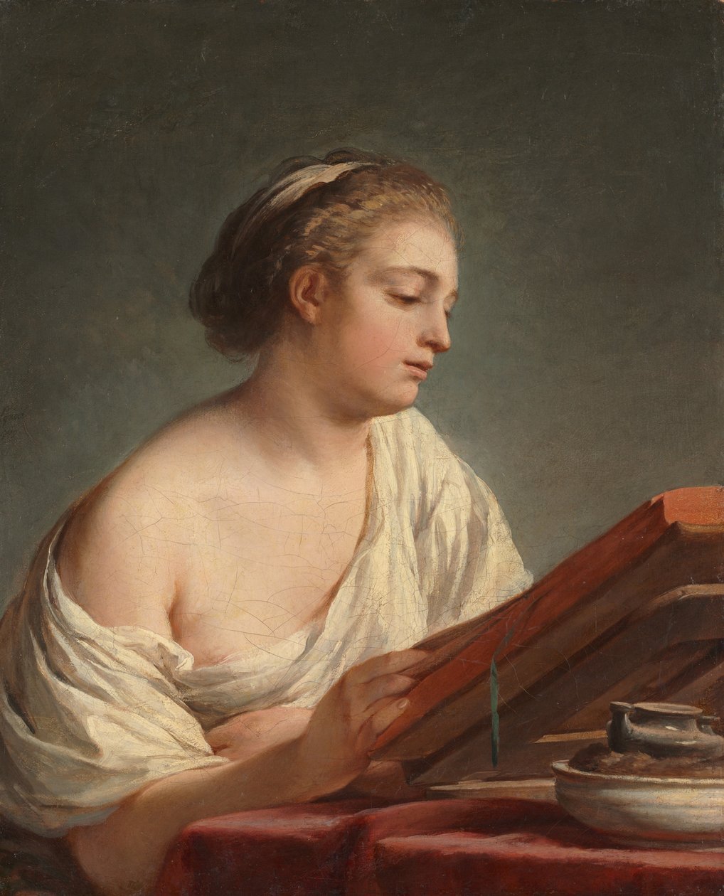Kvinna som läser, 1769 av Nicolas Bernard Lepicie