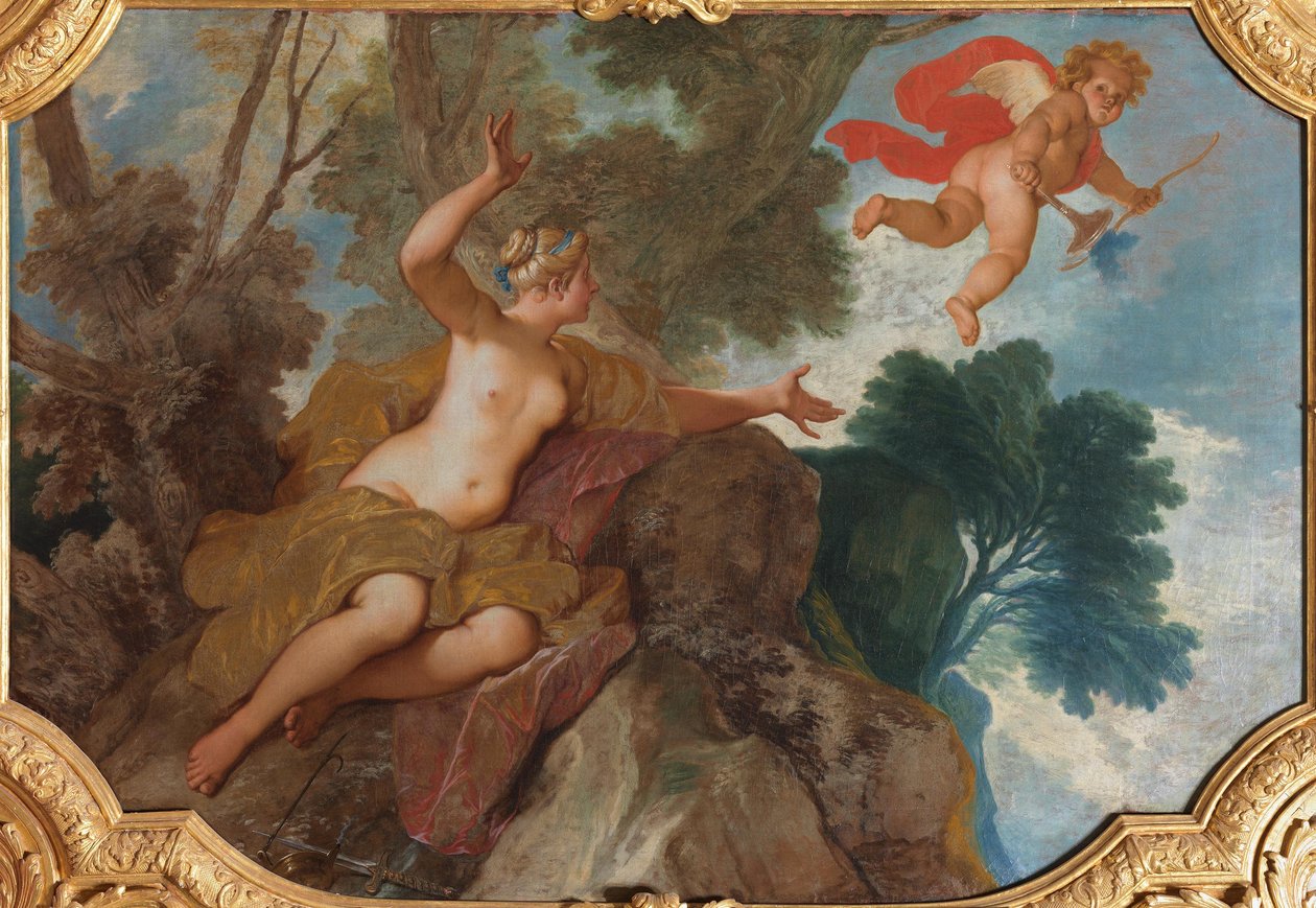 Amor verlässt Psyche av Nicolas Bertin