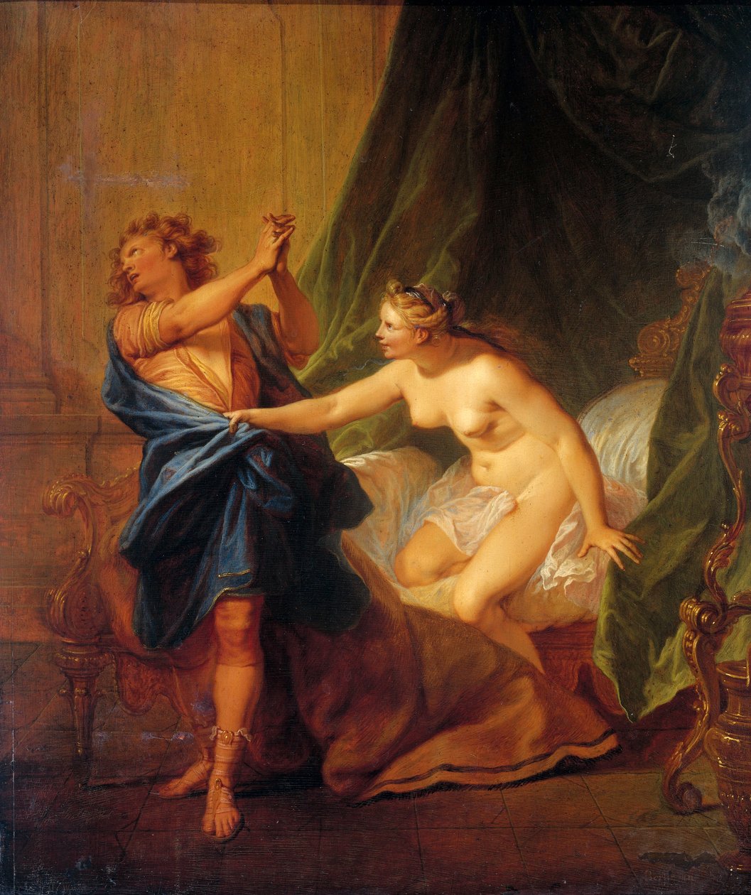 Holländska: Josef och Potifars hustru Josef och Potifars hustru av Nicolas Bertin