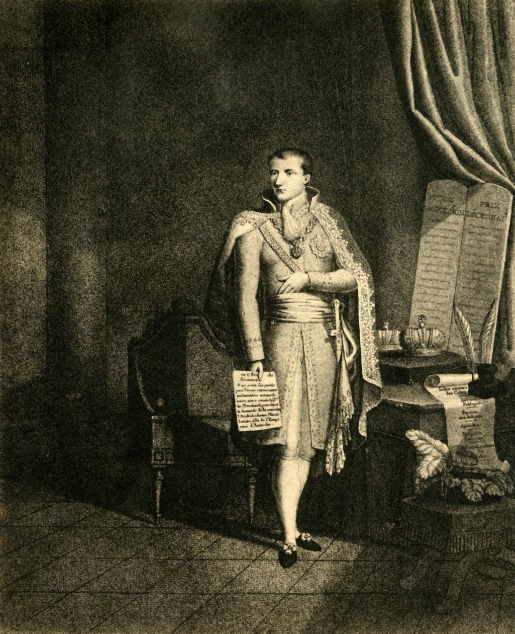 Napoleon förste kejsare av den franske kungen av Italien, c1810, 1921. av Nicolas Colibert