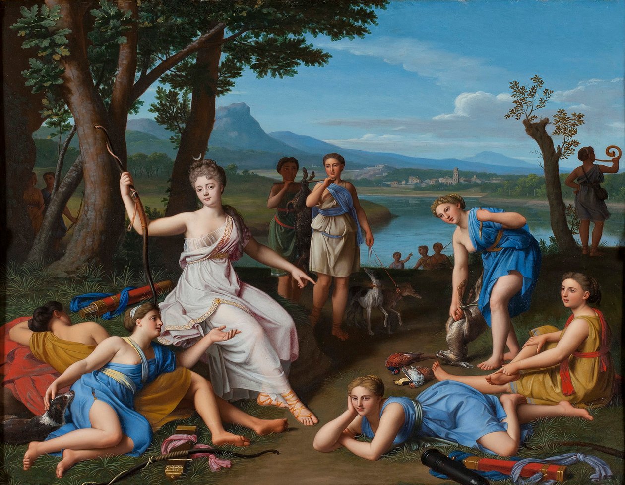 Colombel - Diana återvänder från jakten av Nicolas Colombel