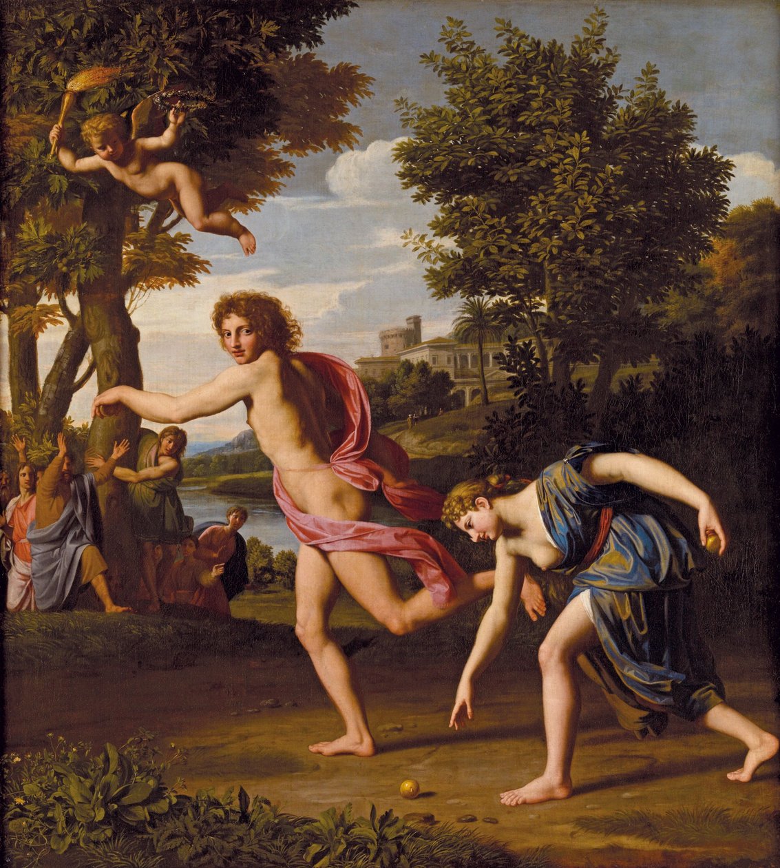 Hippomenes och Atalanta av Nicolas Colombel