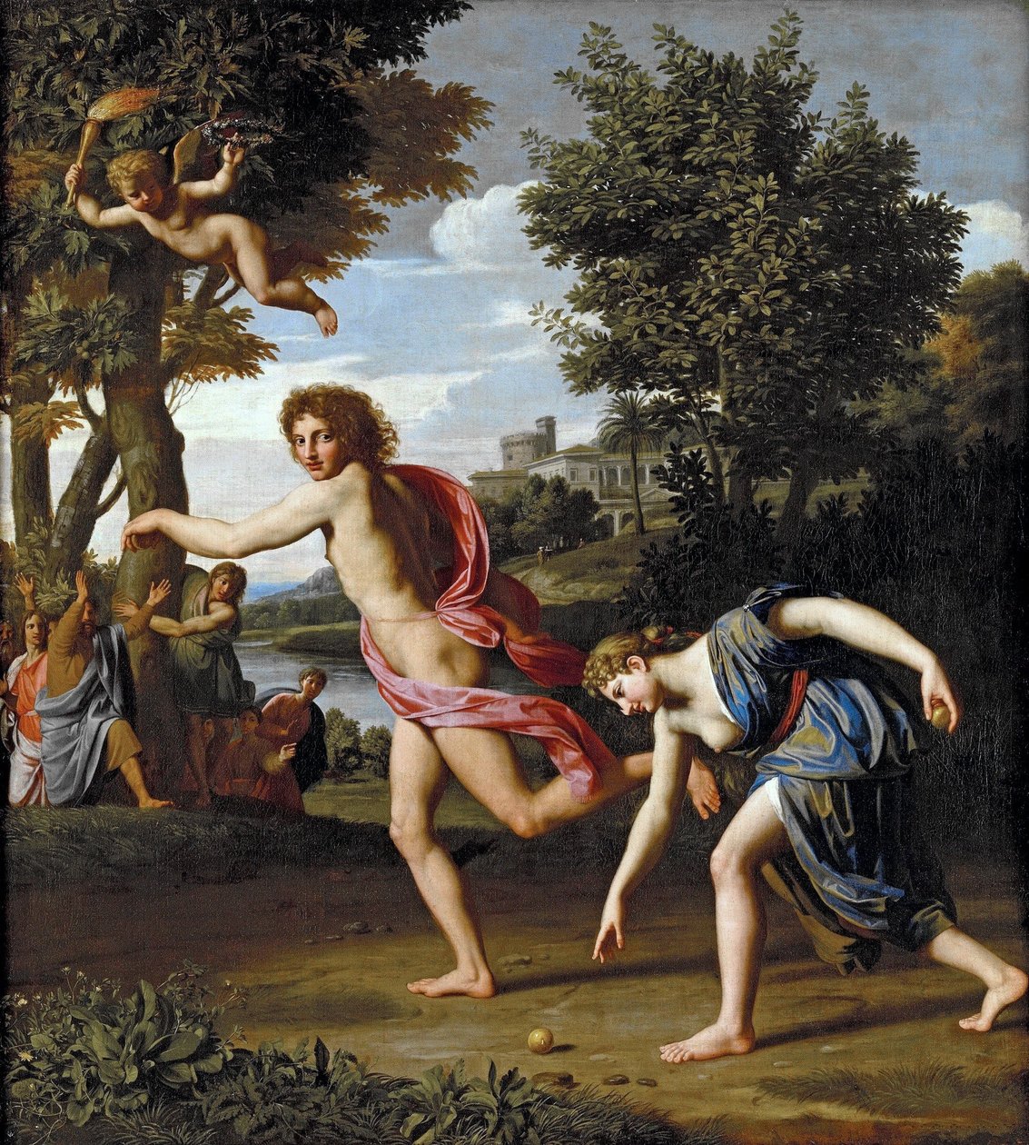 Hippomenes och Atalanta av Nicolas Colombel