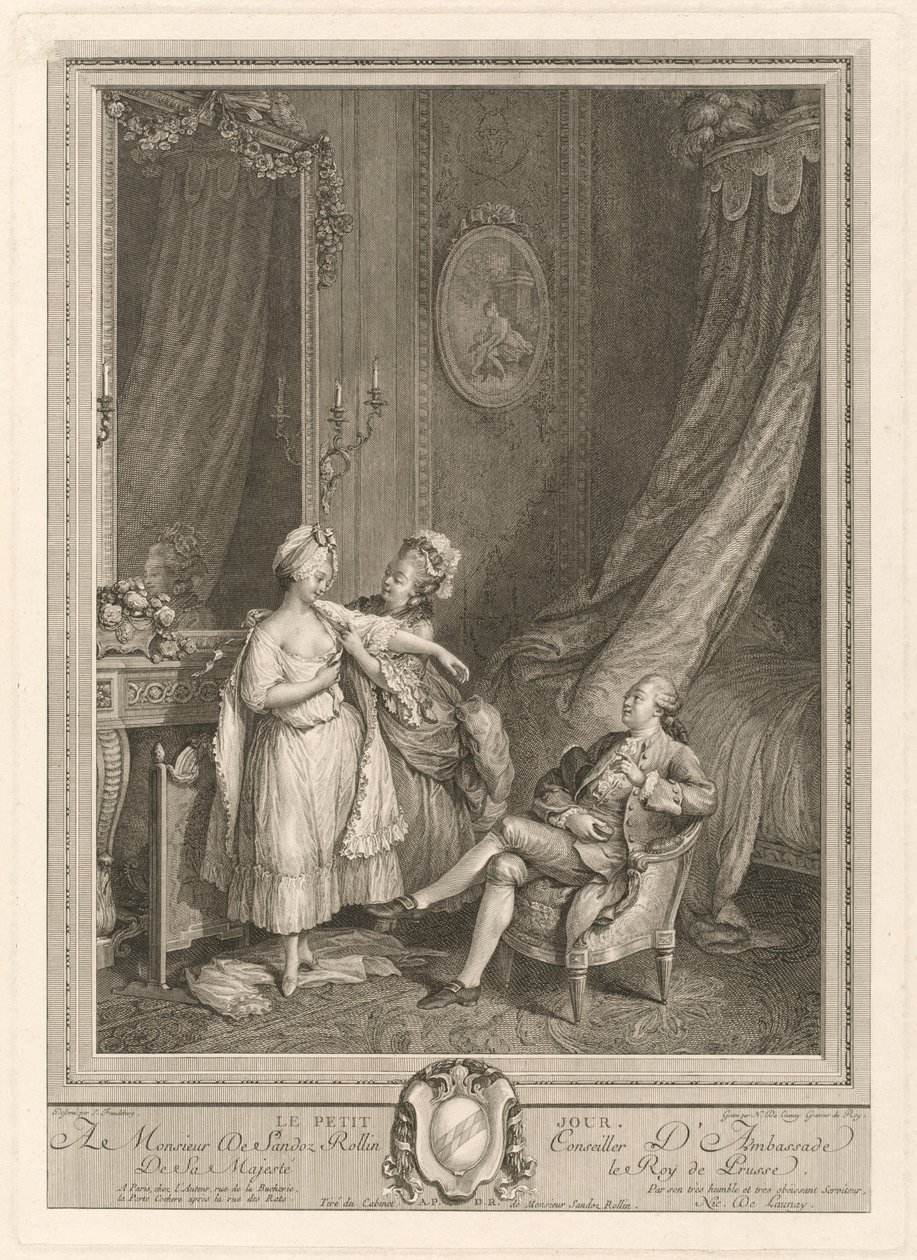 Lilla dagen av Nicolas Delaunay after Sigmund Freudenberger