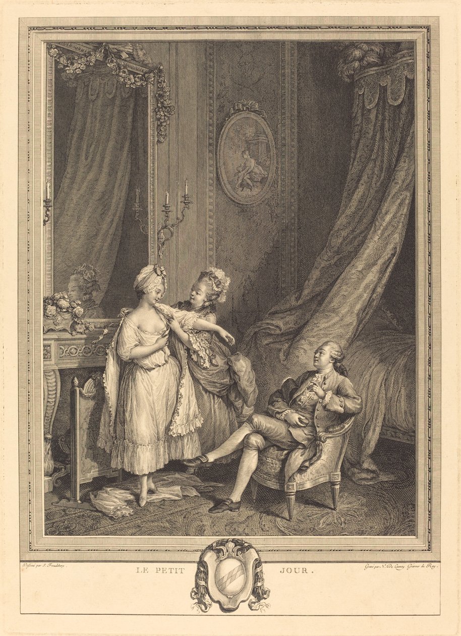 Lilla dagen av Nicolas Delaunay after Sigmund Freudenberger