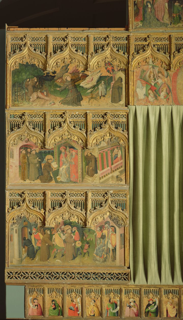 Rerodos av Jungfruns liv och St. Franciskus av Assisi av Nicolas Frances