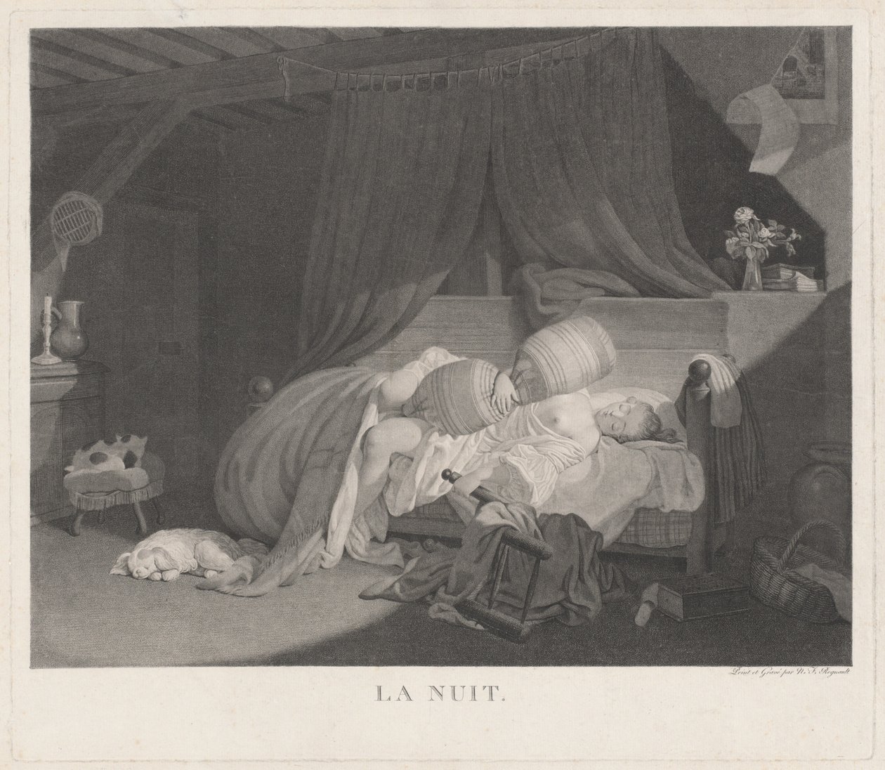 La Nuit Night, 1780-talet. av Nicolas Francois Regnault