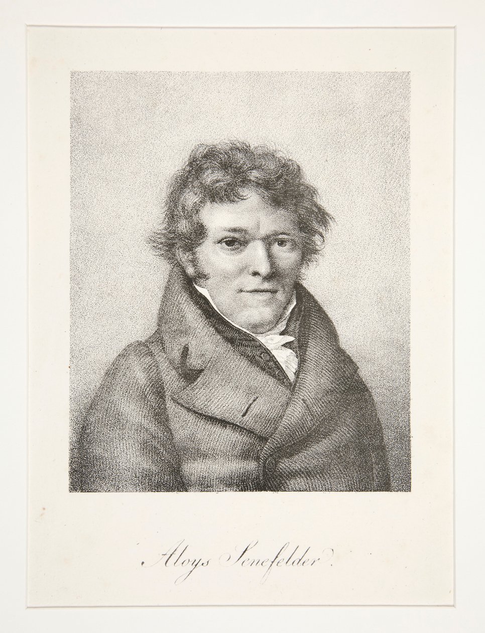 Porträtt av Aloys Senefelder av Nicolas Henri Jacob