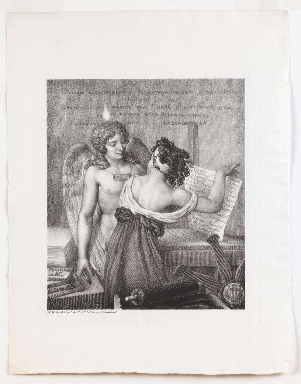 Litografins geni av Nicolas Henri Jacob