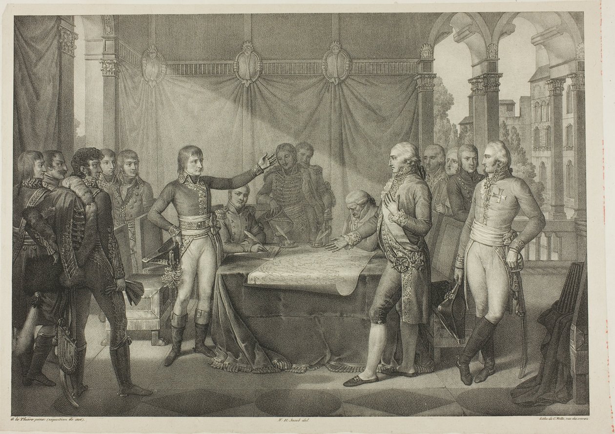 Léobens fördrag av Nicolas Henri Jacob