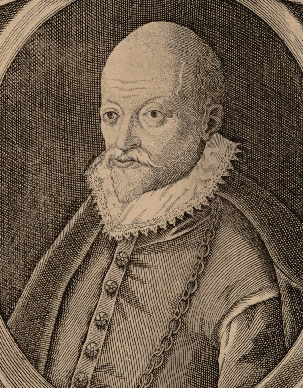 Porträtt av kompositören Roland de Lassus 1532-1 av Nicolas III de Larmessin