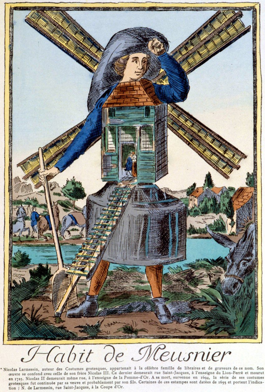 Meuniers vana - gravyr av Nicolas Larmessin av Nicolas II de Larmessin