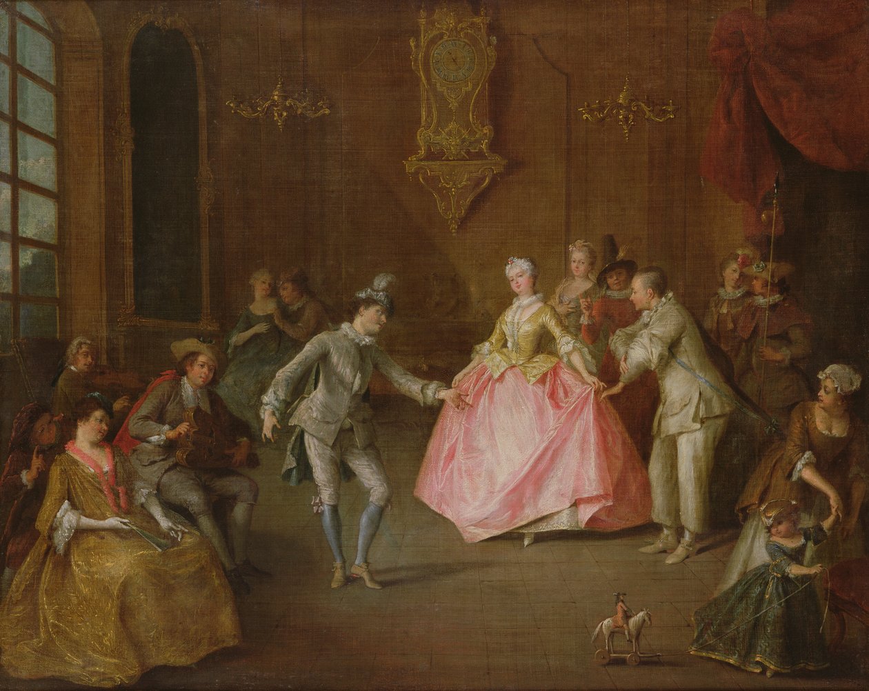 Innan balen av Nicolas Lancret