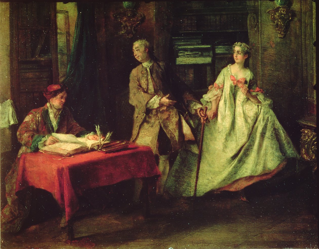 Galant timme av Nicolas Lancret
