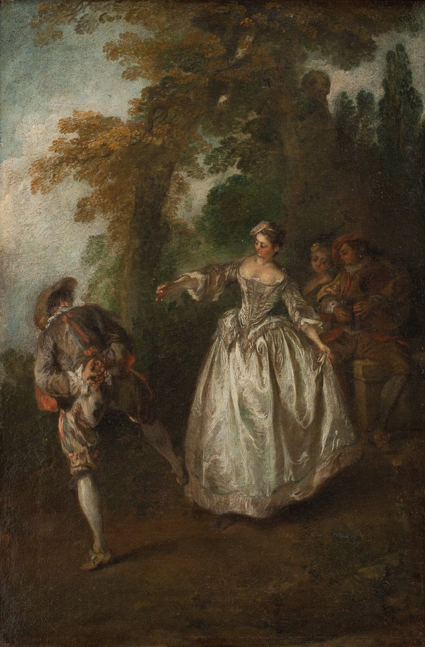 Utomhusdans av Nicolas Lancret