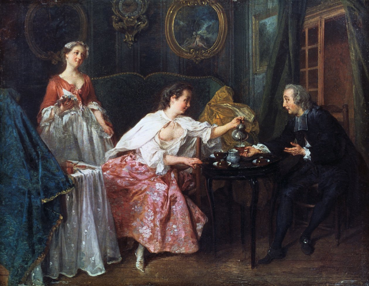 De fyra gångerna på dagen: Morgon, 1739 av Nicolas Lancret