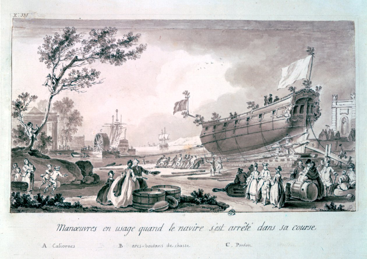 Utan titel, c1750-1810 av Nicolas Marie Ozanne