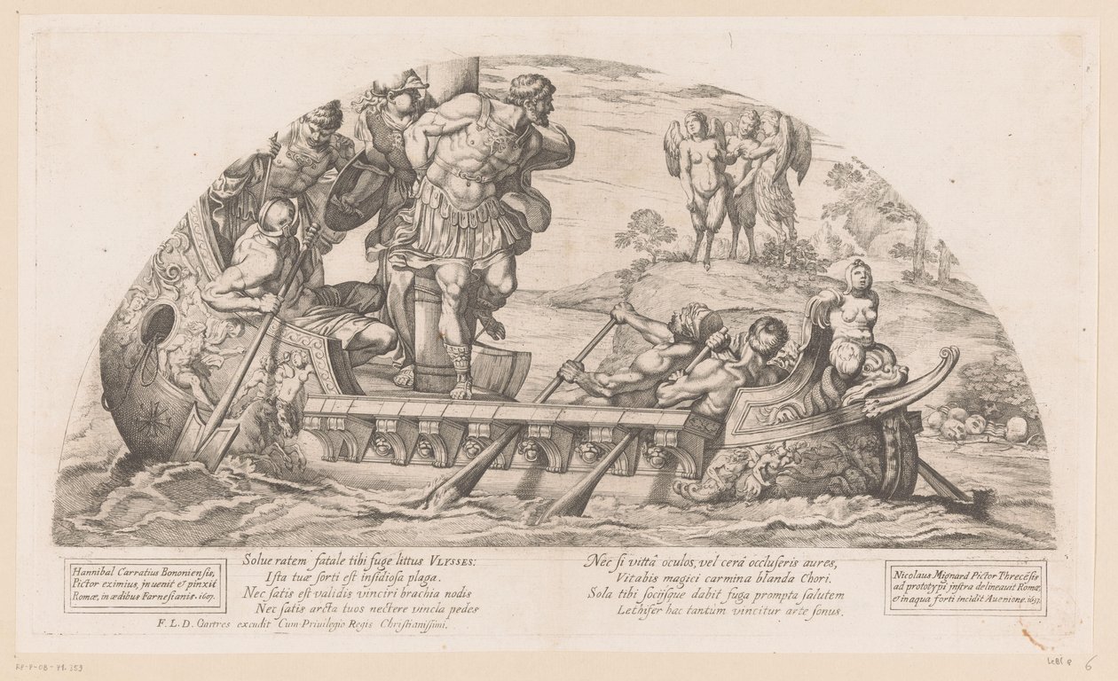 Odysseus trotsar sirenernas sånger Berättelser från Odysséen (serietitel) av Nicolas Mignard