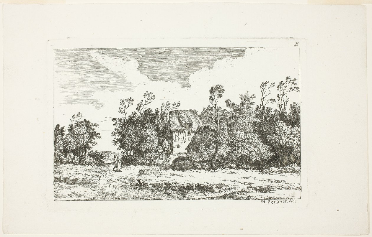 Landscape, från Second Landscape Notebook av Nicolas Perignon