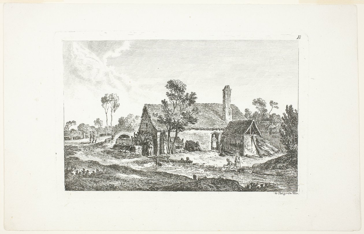 Landscape, från Second Landscape Notebook av Nicolas Perignon