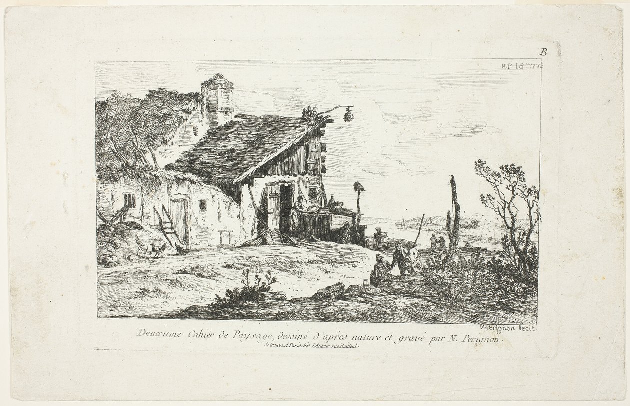 Landscape, från Second Landscape Notebook av Nicolas Perignon
