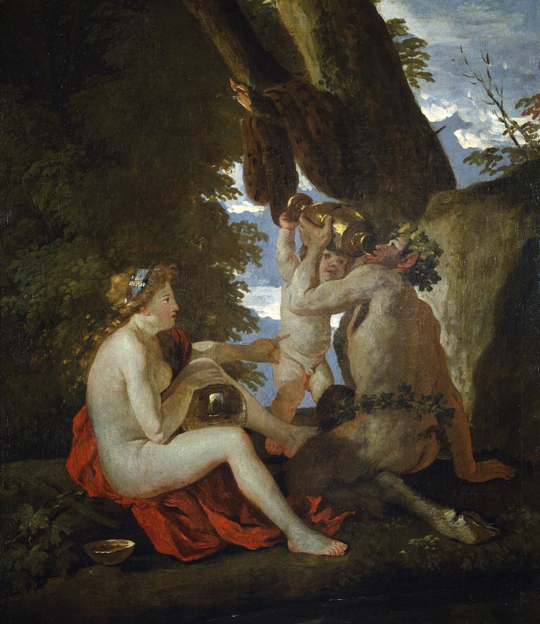 Bacchic scen, 1626-1628 av Nicolas Poussin