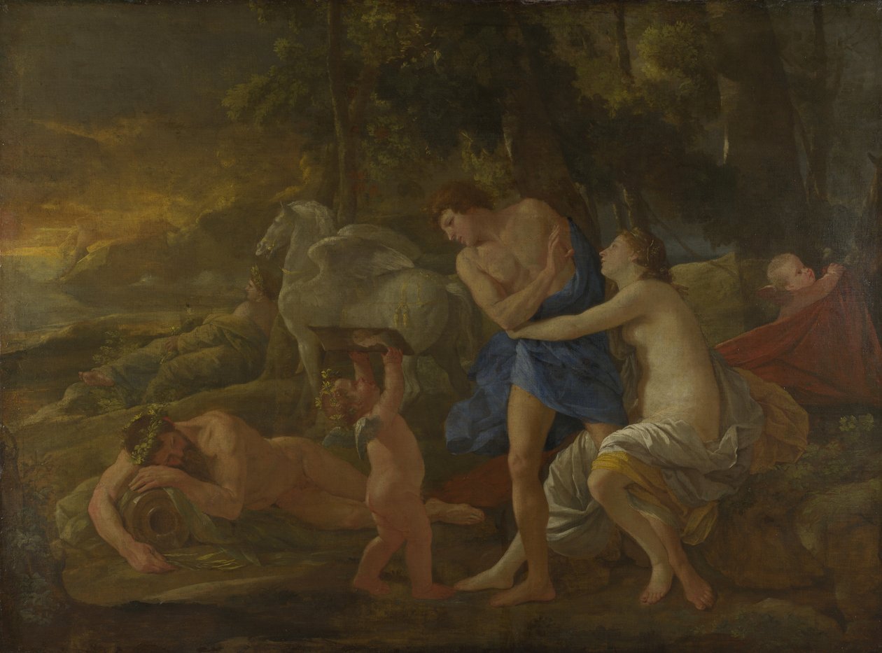 Cephalus och Aurora, ca 1630 av Nicolas Poussin