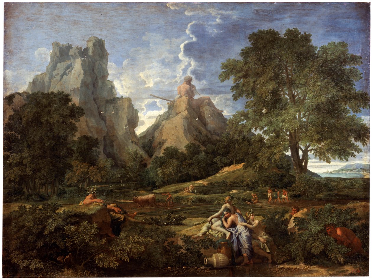 Landskap med polyfem, 1649. av Nicolas Poussin