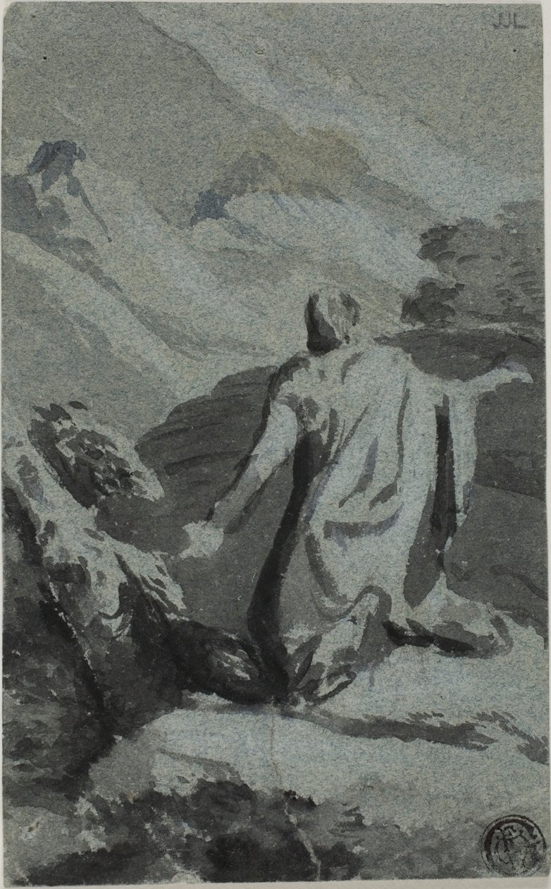 Man ber i vildmarken av Nicolas Poussin
