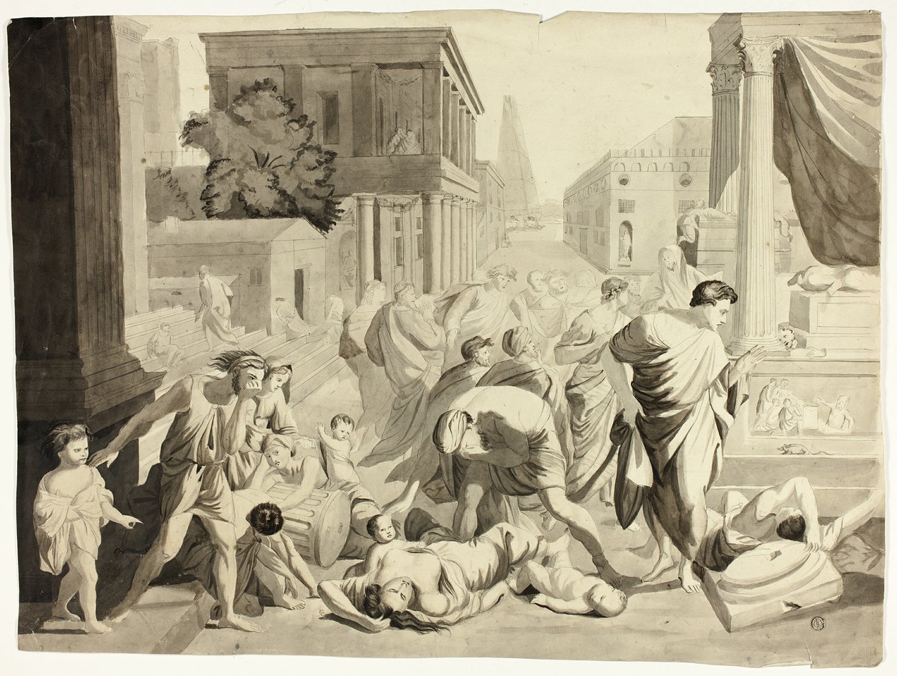 Ashtodpest av Nicolas Poussin