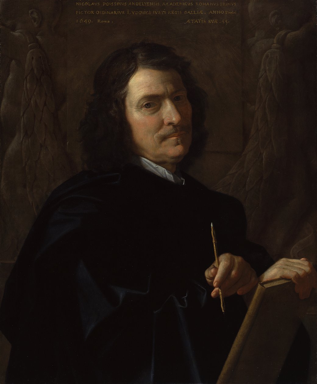 Självporträtt av Nicolas Poussin