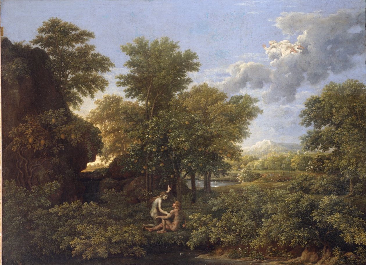 Våren eller Jordens paradis av Nicolas Poussin