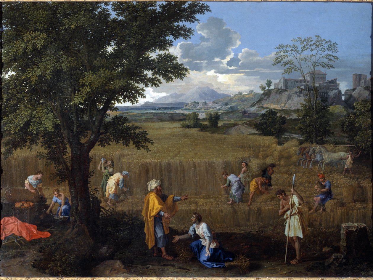 Sommar eller Rut och Boas av Nicolas Poussin