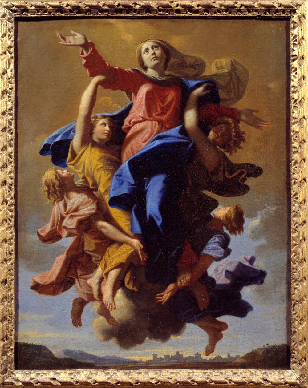 The Assumption of the Virgin Målning av Nicolas Poussin av Nicolas Poussin
