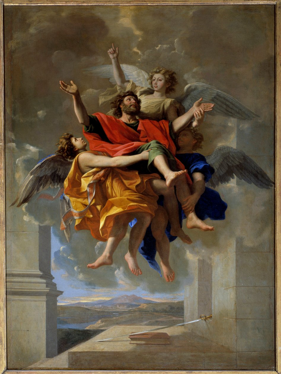 The Vision of St Paul, 1649-50 av Nicolas Poussin