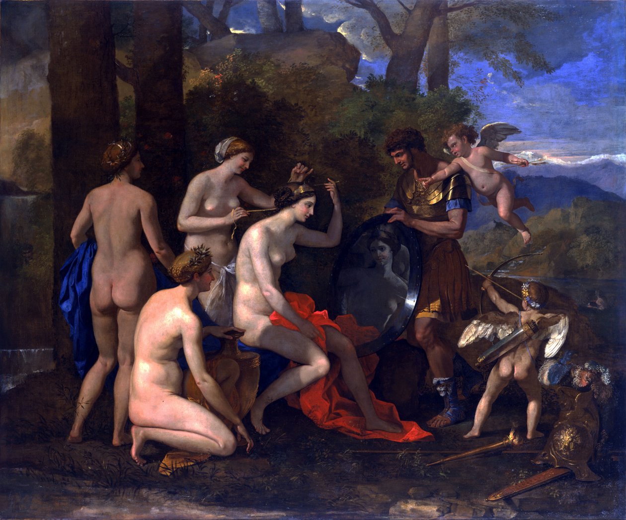 Venus och Mars av Nicolas Poussin