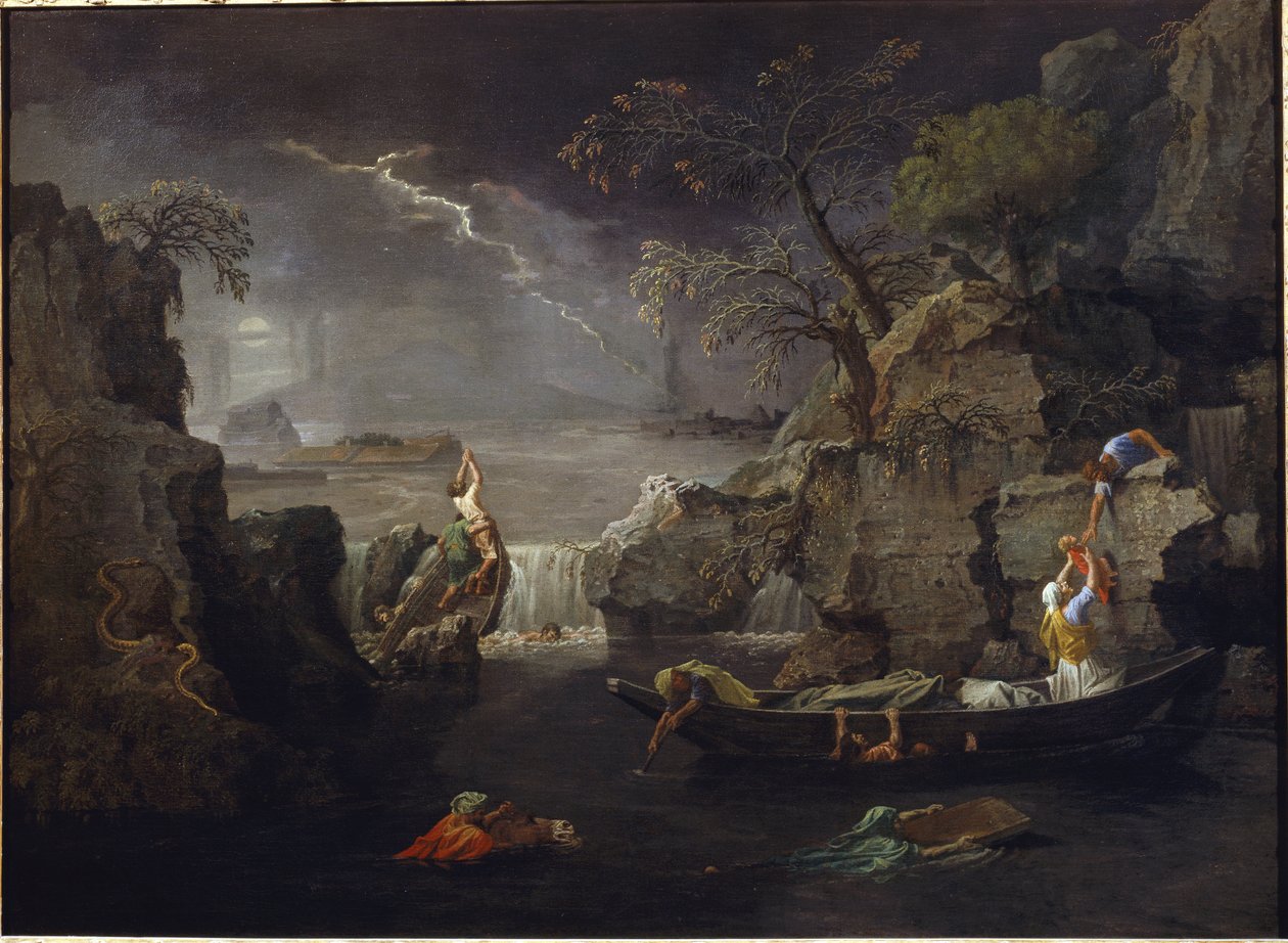 Vinter eller syndaflod av Nicolas Poussin