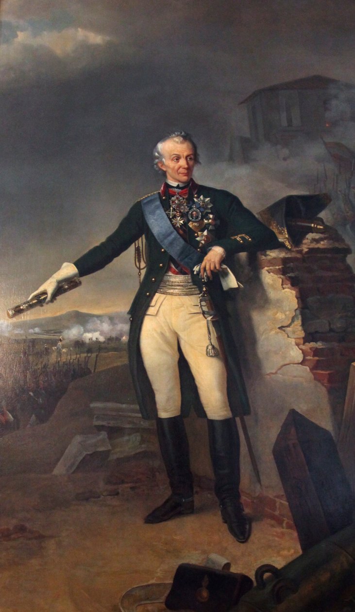 Alexander Suvorov, rysk general, 1833 av Nicolas Sebastien Froste