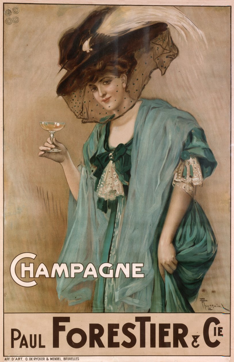 Champagne, 1800-talet. av Nicolas Toussaint Charlet