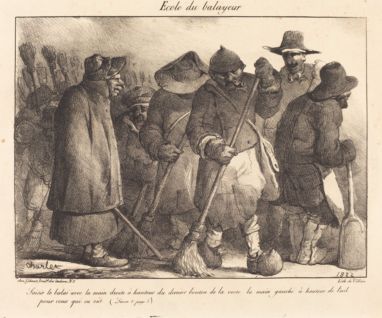 Soparens skola av Nicolas Toussaint Charlet