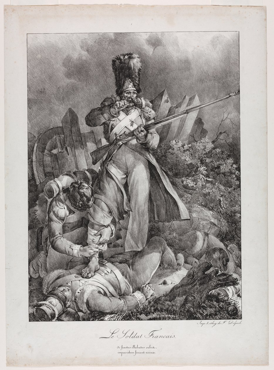 Den franska soldaten av Nicolas Toussaint Charlet